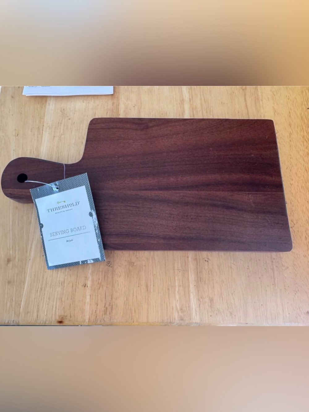 Threshold Dark Walnut Wood Serving Board lot of 12. 10”x5”.